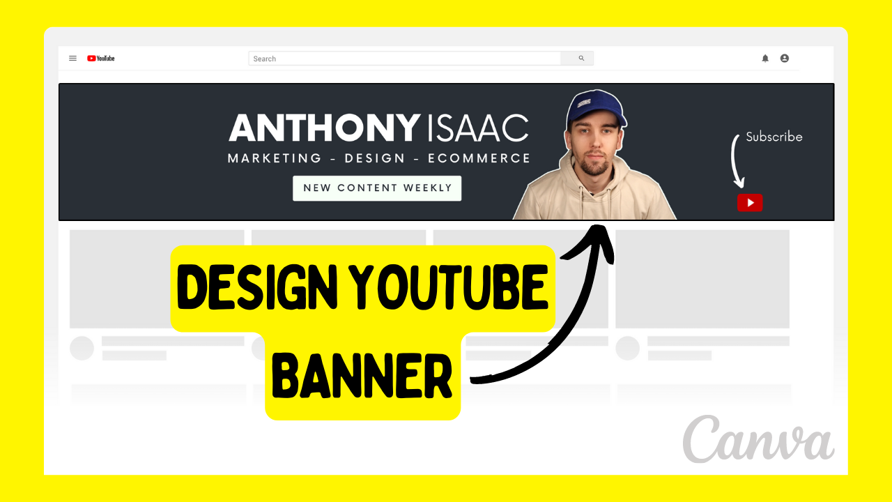 How to Design a YouTube Channel Banner in Canva (Step by Step)